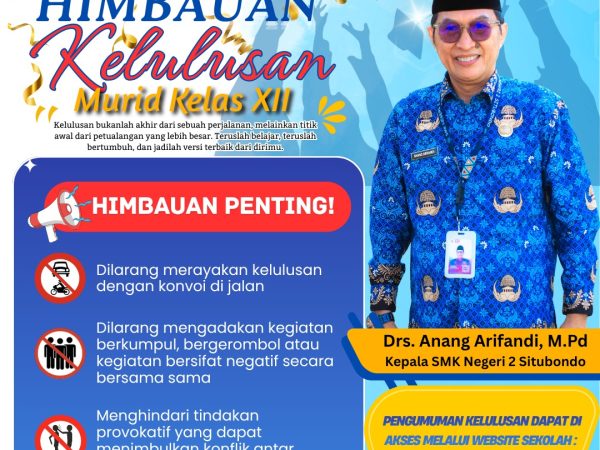 Pengumuman Kelulusan Kelas 12 Tahun Ajaran 2025/2026
